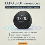 Amazon Echo Spot Black smart alarm clock with Alexa
