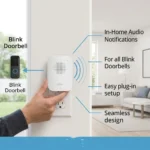 Blink Chime plug-in device for in-home audio notifications from compatible Blink video doorbells
