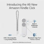 Amazon Kindle Click Bluetooth page-turn remote with USB-C charging