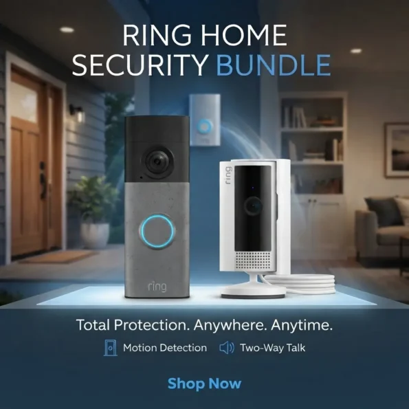 Ring Battery Video Doorbell & Ring Indoor Camera