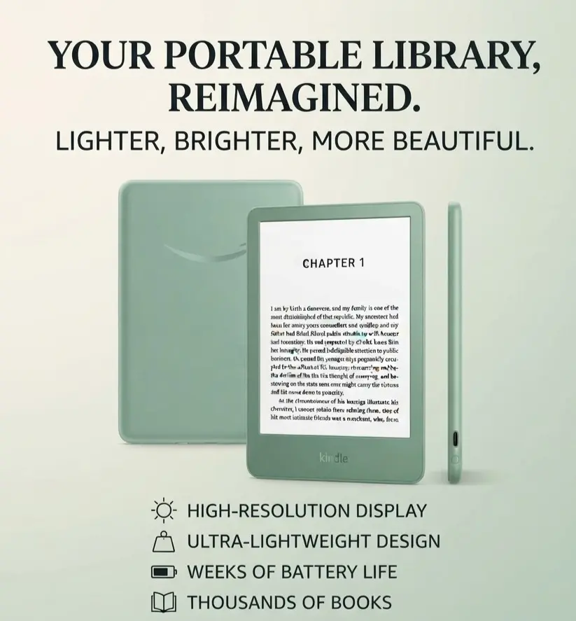 amazon-kindle-16-gb-2024-matcha Amazon Kindle 16 GB (2024) Matcha