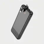 HOCO J114 10000mAh power bank with built in charging cable and digital battery display