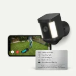 Ring Spotlight Cam Plus Battery wireless outdoor security camera with LED spotlights