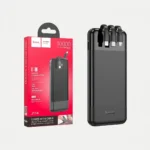 HOCO J114 10000mAh power bank with built in charging cable and digital battery display
