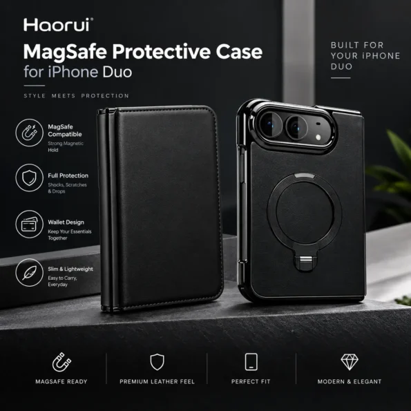 Haorui MagSafe protective case for iPhone Duo