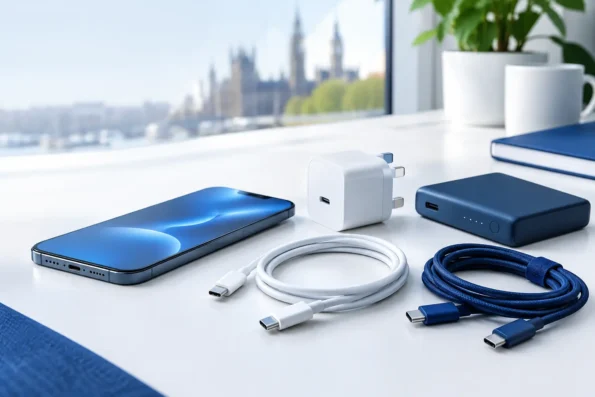How to choose a phone charger and cable for your phone | Image of a phone charger and cable - Main Picture
