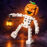LEGO Creator Fun Halloween Skeleton 30717 building set with pumpkin head, lantern and posable arms and legs